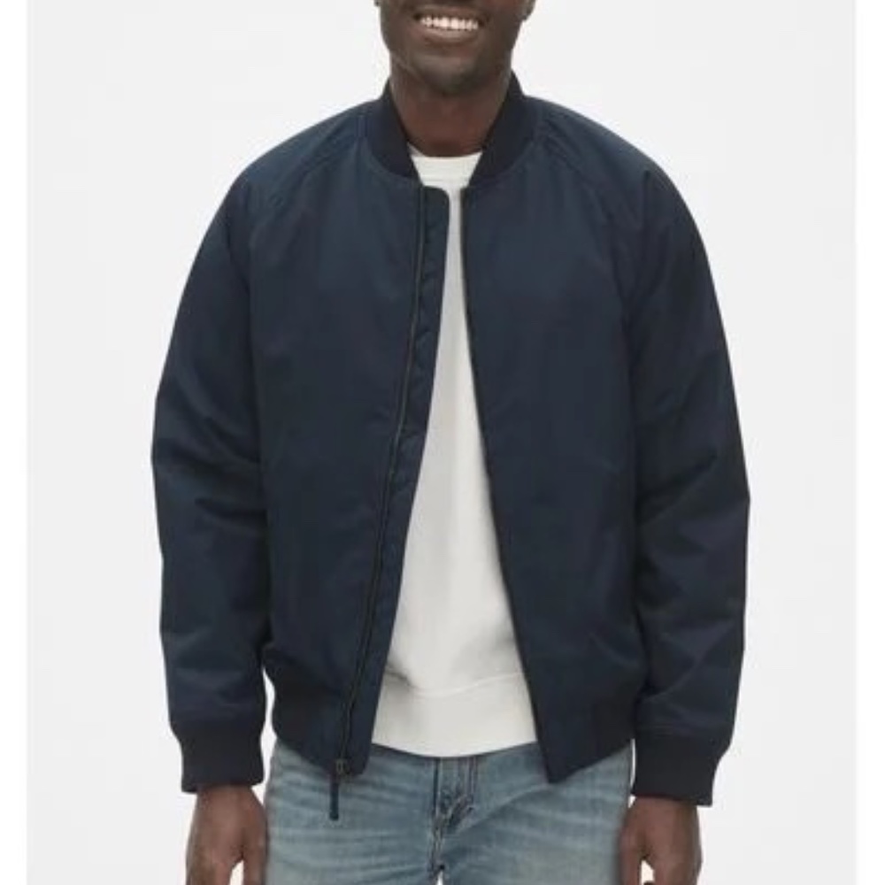 Gap Navy Raglan Bomber Jacket